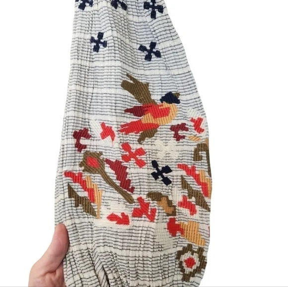 THML Women's Heather Gray Soft Top with Embroidered Arms, Small - Picture 6 of 14